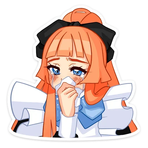 😭 Стикер «Мей» для Telegram