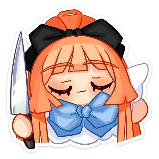 🔪 Стикер «Мей» для Telegram