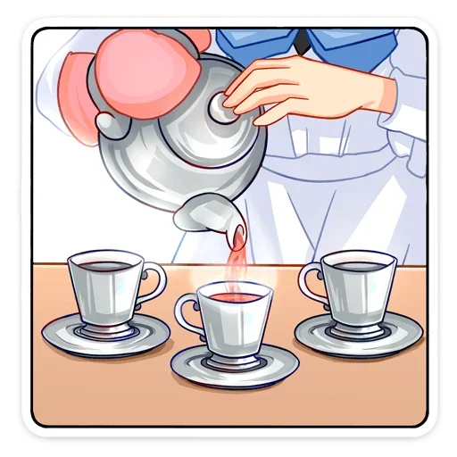 ☕️ Стикер «Мей» для Telegram