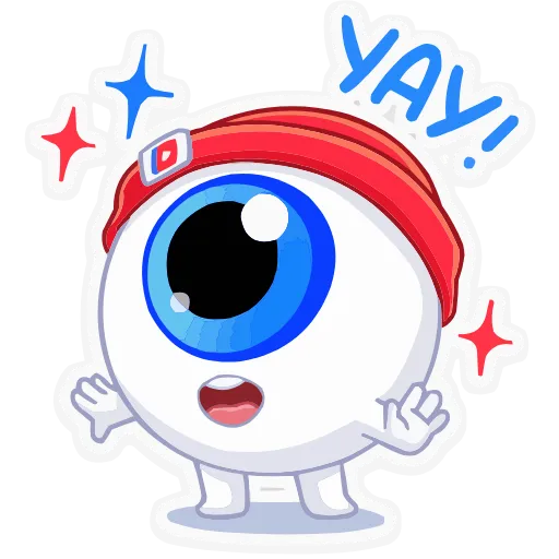 😍 Эмодзи «Глазки» для Telegram