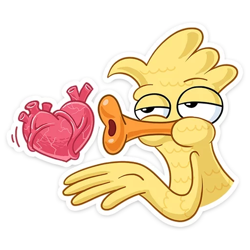 ❤️ Стикер «Дигги и Зак» для Telegram