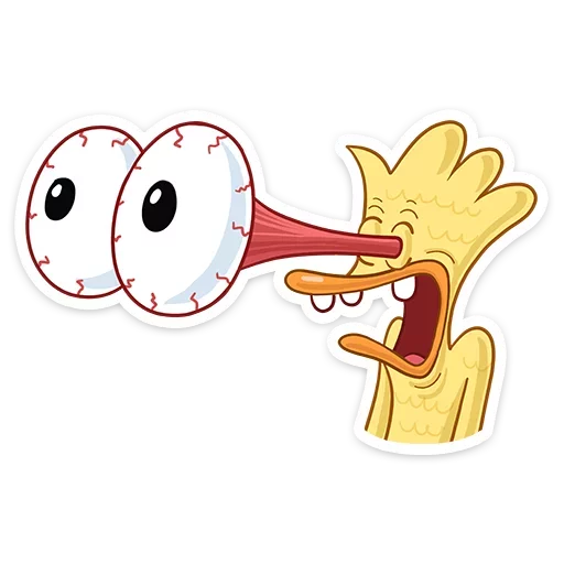 👀 Стикер «Дигги и Зак» для Telegram