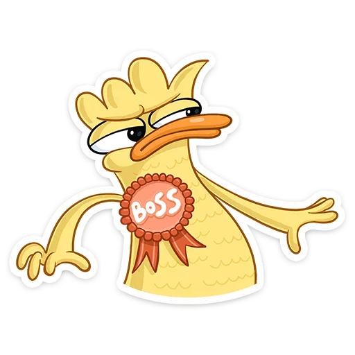 🏵 Стикер «Дигги и Зак» для Telegram