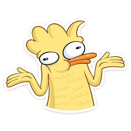 🤷‍♂️ Стикер «Дигги и Зак» для Telegram