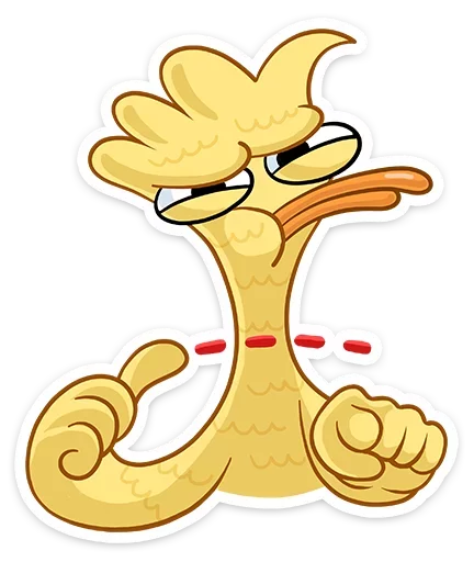 💀 Стикер «Дигги и Зак» для Telegram