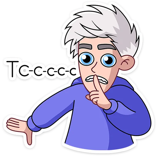🤫 Стикер «Влад А4» для Telegram