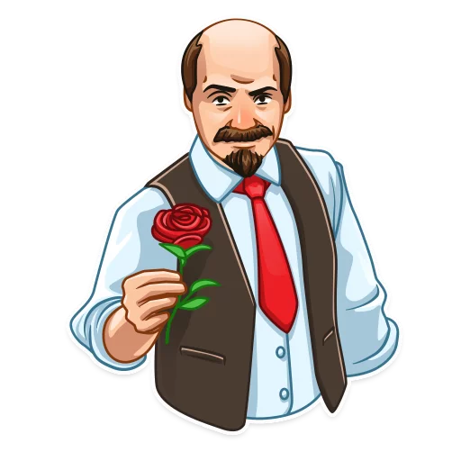 🌹 Стикер «Lenin» для Telegram
