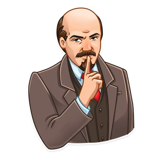 😶 Стикер «Lenin» для Telegram