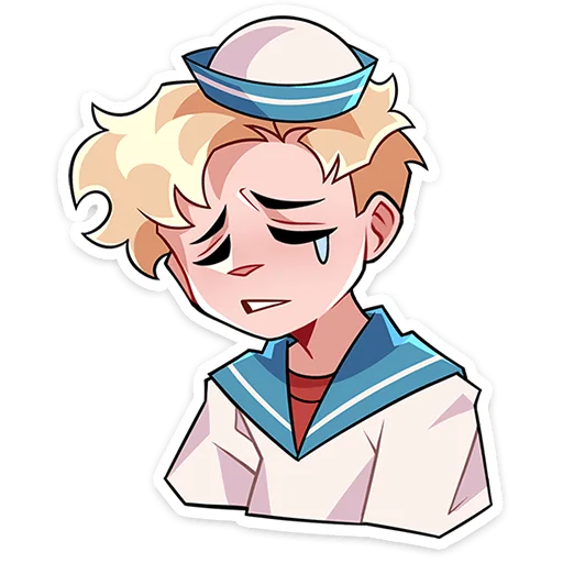 😥 Стикер «Матрос Владик без надписей» для Telegram