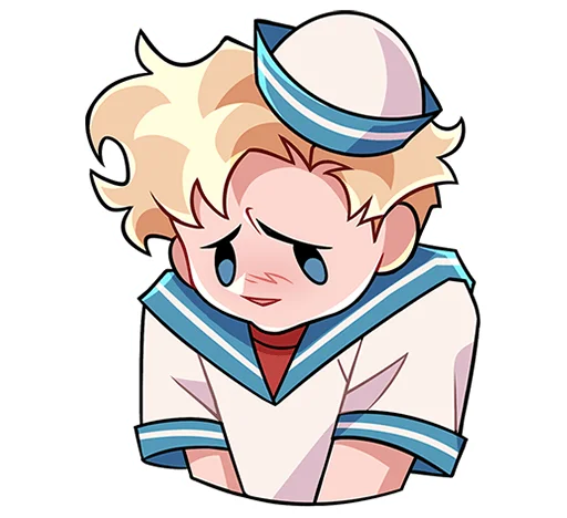 🥺 Стикер «Матрос Владик без надписей» для Telegram