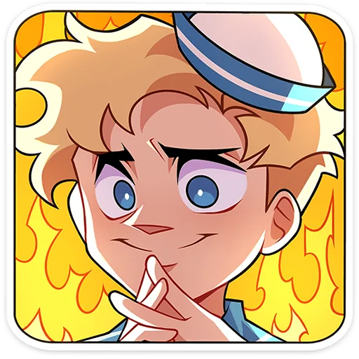 😬 Стикер «Матрос Владик без надписей» для Telegram