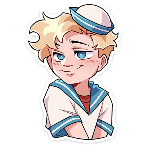 😏 Стикер «Матрос Владик без надписей» для Telegram