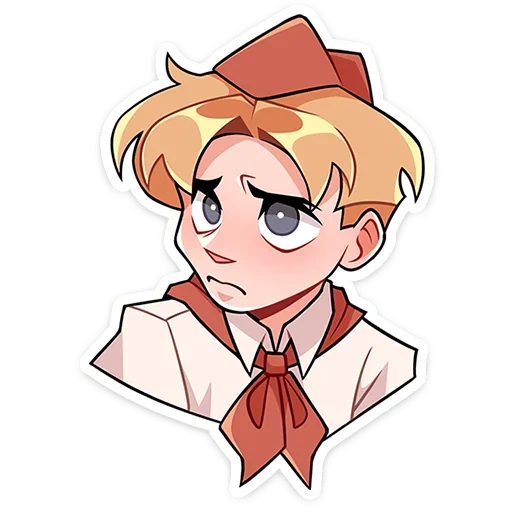 😫 Стикер «Пионер Владик без надписей» для Telegram