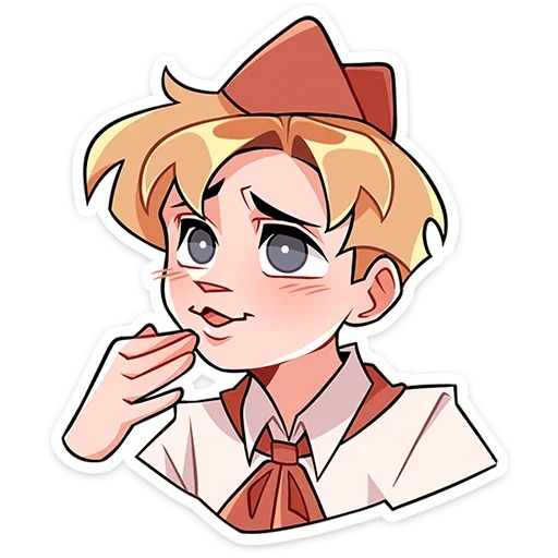 ☺ Стикер «Пионер Владик без надписей» для Telegram