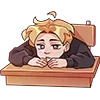 😴 Эмодзи «Школьник Владик» для Telegram