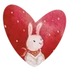 🐰 Эмодзи «в любви» для Telegram