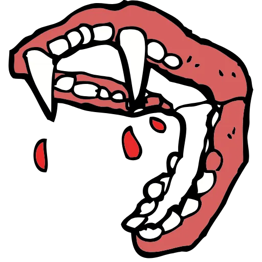 🤩 Эмодзи «Vampire» для Telegram