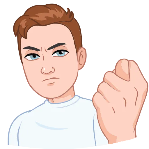 🖕 Эмодзи «Интеллигентный vmoji» для Telegram