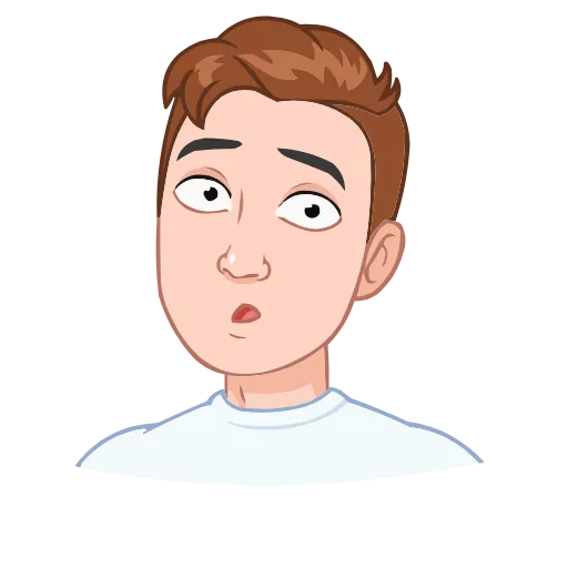 😯 Эмодзи «Интеллигентный vmoji» для Telegram