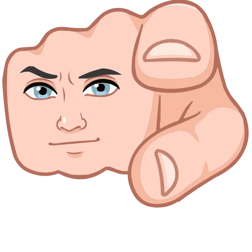 🫵 Эмодзи «Интеллигентный vmoji» для Telegram