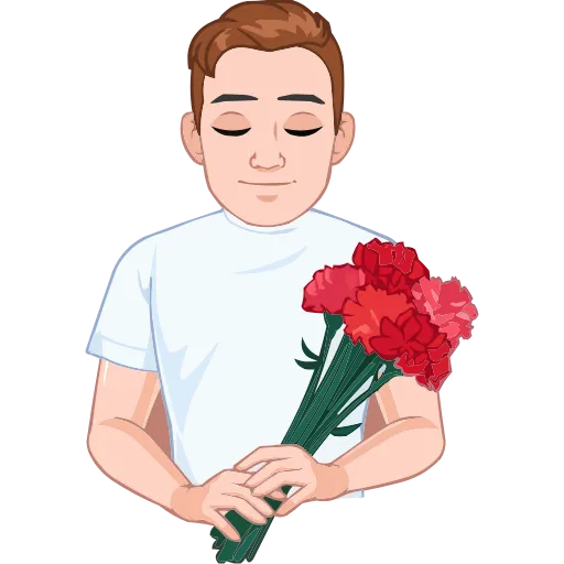 💐 Эмодзи «Майский vmoji» для Telegram