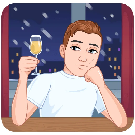 🎄 Стикер «Зимний vmoji» для Telegram