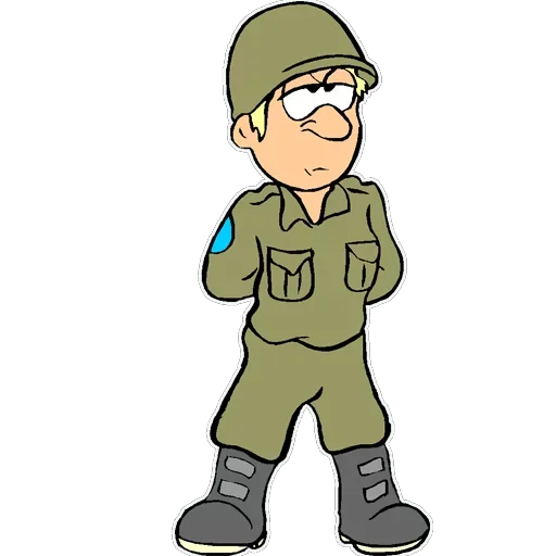😐 Стикер «Military» для Telegram