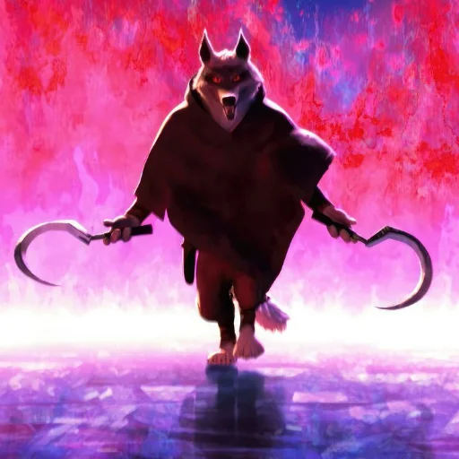 🦄 Стикер «Волк(Смерть)» для Telegram