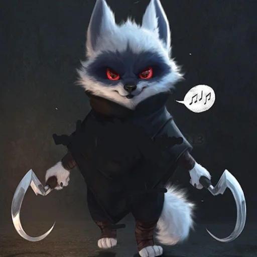 🦄 Стикер «Волк(Смерть)» для Telegram