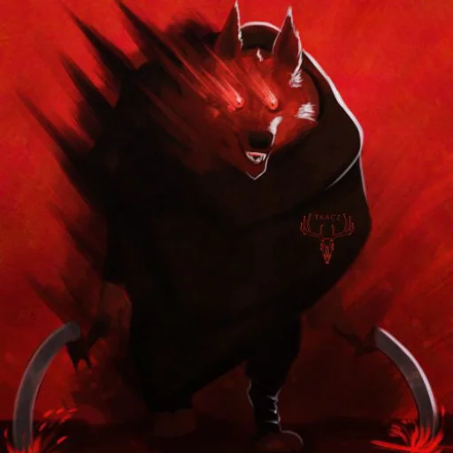 🦄 Стикер «Волк(Смерть)» для Telegram