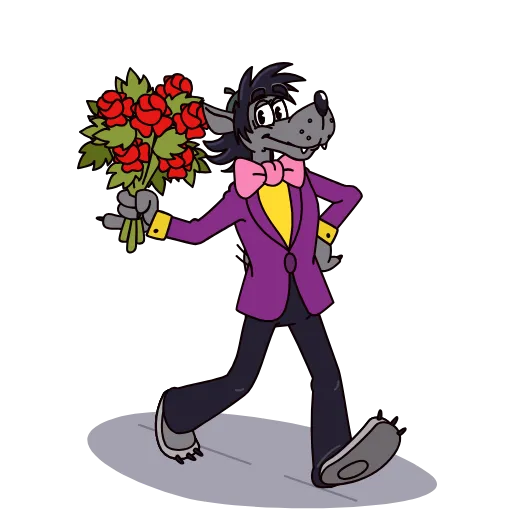 💐 Эмодзи «Волк» для Telegram