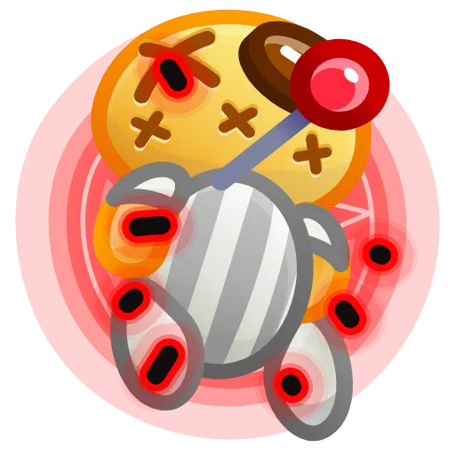 💎 Стикер «Voodoo Doll» для Telegram