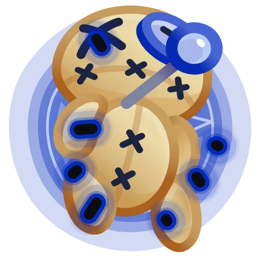 💎 Стикер «Voodoo Doll» для Telegram