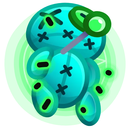 💎 Стикер «Voodoo Doll» для Telegram