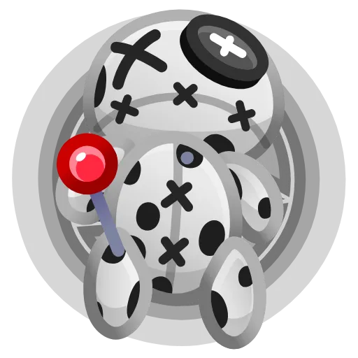 💎 Стикер «Voodoo Doll» для Telegram