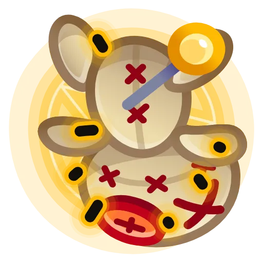 💎 Стикер «Voodoo Doll» для Telegram