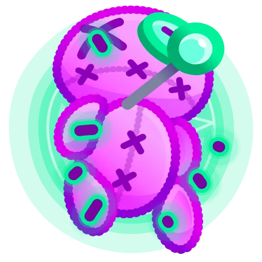 💎 Стикер «Voodoo Doll» для Telegram