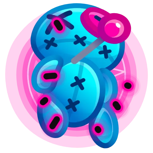 Эмодзи Voodoo Doll для Telegram — скачать