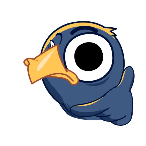 🤔 Стикер «Ворон» для Telegram