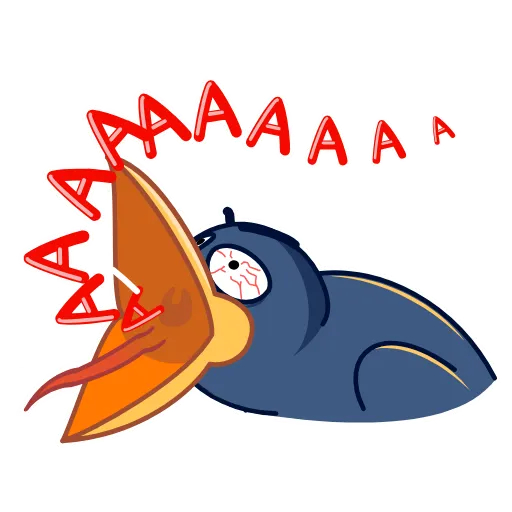 😫 Стикер «Ворон» для Telegram