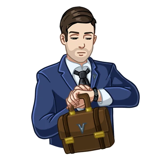 👨‍💼 Стикер «Vorontsov» для Telegram