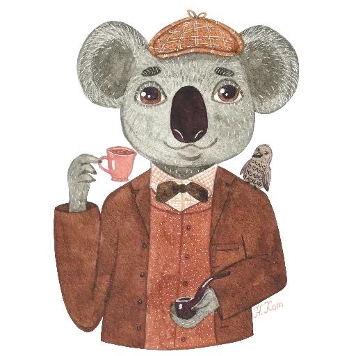 😄 Стикер «Hare brained» для Telegram