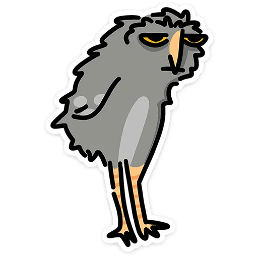 🦉 Стикер «Сова Вова» для Telegram