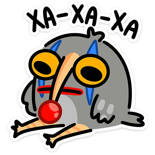 🤡 Стикер «Сова Вова» для Telegram