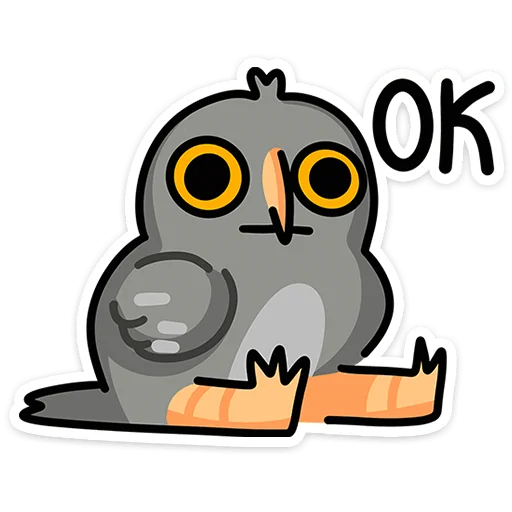 🦉 Стикер «Сова Вова» для Telegram