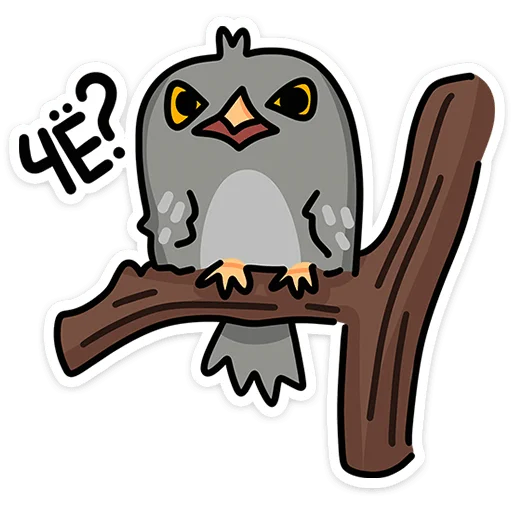 🦉 Стикер «Сова Вова» для Telegram