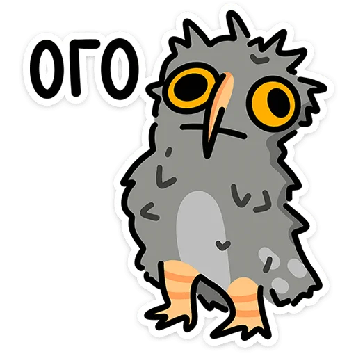 🦉 Стикер «Сова Вова» для Telegram