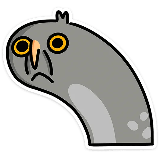 😳 Стикер «Сова Вова» для Telegram