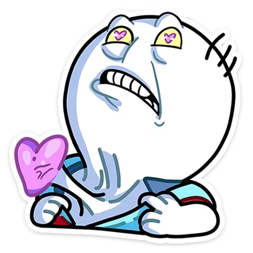 ❤️ Стикер «правда, только по мемам» для Telegram
