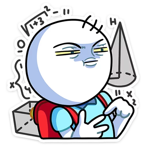 🤔 Стикер «правда, только по мемам» для Telegram
